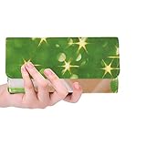 Einzigartige Benutzerdefinierte Schöne Weihnachtskarte Kleines Haus Windows Frauen Trifold Brieftasche Lange Geldbörse Kreditkarteninhaber Fall Handtasche