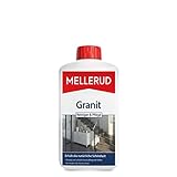 MELLERUD Granit Reiniger & Pflege | 1 x 1 l | Reinigungsmittel zum Entfernen von hartnäckigen Verschmutzungen auf Granit- oder Specksteinoberflächen