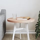 Xichuzi Tischplatte Ø40x2,5 cm Rund Massivholz Buche, Arbeitsplatte, Holzplatte, Schreibtischplatte, Waschtischplatte, Küchenarbeitsplatte - 355914