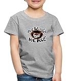 Spreadshirt Die Wilden Kerle Logo Wild Kinder Premium T-Shirt, 110-116, Grau meliert