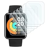 KARYLAX - Displayschutzfolie aus flexiblem Glas, Härtegrad 9H, kratzfest, kompatibel mit Yamay SW021 ID205L Smartwatch (6 Stück)