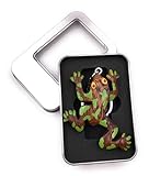 Onwomania - '-Frosch Kröte giftig Schlüsselanhänger inkl. Geschenkbox - Glücksbringer Geschenk z.B. für den besten Freund, die beste Freundin, Mama - Für Männer, Frauen & Kinder