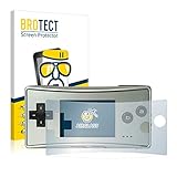 BROTECT Schutzglas für Nintendo Gameboy Micro Schutzfolie Panzer Folie Glas [Extrem Kratzfest 9H, Anti-Fingerprint, Ultra-Transparent]