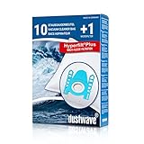 Dustwave® 10 Staubsaugerbeutel für AquaPur SIE 620 - hocheffizient, mehrlagiges Mikrovlies mit Hygieneverschluss - Made in Germany
