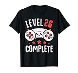 Level 26 Complete Zocker Geburtstag Gaming Geschenke Gamer T-Shirt