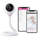 iBaby M2C Pro Smart WiFi Baby Monitor 2.4GHz 1080P Kamera Infrarot Nachtsicht Flexible Basis Zwei-Wege-Sprech-Split-Bildschirm Remote Smartphone App für Android und iOS