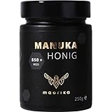 maorika - Manuka Honig 550 MGO + 250g im Glas (lichtundurchlässig, kein Plastik) - laborgeprüft, zertifiziert aus Neuseeland