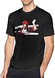 High School DxD 1 Men's Short Sleeve T-Shirt Cotton Shirt for Sport Black T-Shirts & Hemden(Medium)