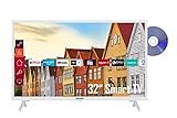 Telefunken XF32K559D-W 32 Zoll Fernseher / Smart TV (Full HD, HDR, Triple-Tuner, DVD-Player, Bluetooth) - 6 Monate HD+ inklusive [2022] [Energieklasse F]