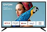 DYON Smart 32 X-EOS 80 cm (32 Zoll) Smart TV (HD, HD Triple Tuner (DVB-C/-S2/-T2), App Store, Prime Video, Netflix, Disney+, Magic Remote mit Sprach- & Gestensteuerung) [Modelljahr 2022]