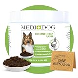 MEDIDOG 500g Premium Ulmenrinden Paste für Hunde sofort verzehrfertig ohne Zusatzstoffe | Bessere Verdauung, Bei Kotfressen, Sodbrennen, Durchfall, Slippery Elm Bark | In Deutschland hergestellt