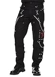 Dead Threads Pentagram Chain Gothic Men's Trousers Pants Black XL