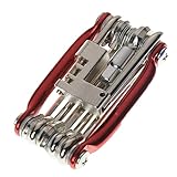 SRKATI Werkzeugsatz 11-in-1-Multifunktions-Fahrrad-Werkzeugsatz-Set Fahrrad-Schraubenschlüssel Reparatur Mechanik-S