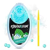 Flavouroom - Premium Menthol Kugeln 100er Set | DIY Menthol Kapseln Filter für unvergesslichen Flavour Geschmack | inkl. Box zur Aufbewahrung der aromatischen Click Hülsen Kugeln