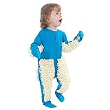Baby Strampler Outfit Krabbelnder Footie Overall Für Kleinkinder Jungen Mädchen Poliert Fußböden Moppanzug Reinigen Schlafstrampler 9-12 Monate