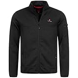 Höhenhorn Tacul Herren Jacke Fleece Strickjacke Dunkelgrau Gr. M