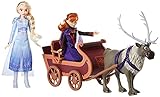 Hasbro Disney Frozen Die Eiskönigin II Sven und den Schwestern ELSA und Anna Schlittenfahrt