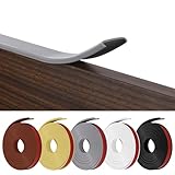 Flintronic U-Form Selbstklebend, Weichsockelleiste für Küche und Badezimmer, Möbelkantenband, Flexible TPE Faltbarer Kantenschutz für Schrankkanten, Abschlussleiste, Arbeitsplatten(Grau, 20mm * 5m)