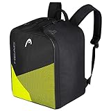 HEAD 383080 Unisex – Erwachsene Boot Backpack Skischuh-Tasche, schwarz/gelb, Einheitsgröße