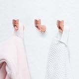 rod & knot Design Kleiderhaken aus Kupfer – 3 handgefertigte Haken