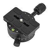 Gaeirt Solider Stativkopf maximale Tragfähigkeit beträgt 9 kg Schwarz, geeignet für spiegellose SLR-Kameras