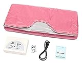 Abnehmen Infrarot Sauna-Decke Abnehmen Decke Körperformung Behandlung Anti-Aging-Schönheits-Abnehmen Fitness-Gerät (Color : Pink)