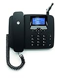 Motorola FW200L GSM Tischtelefon für 2G Mobilfunknetz (GSM Quadband: 850/900/1800/1900MHz)