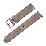 18mm/20mm/22mm mattes Leder Casual Quick Release Watch Strap Armband für Smartwatch, Quarzuhr, 18mm
