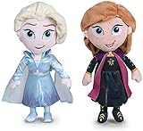 Disney - Frozen Pack 2 Plüsch 11'81'/30cm Prinzessinnen Die Eiskönigin - Völlig Unverfroren - ELSA + Anna Qualität super Soft