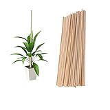 Plant Support Sticks, 50 Stück 40 cm Wiederverwendbare Bambuspflanzen Support Flower Stick Gartengeräte für Gartenstöcke (40CM)