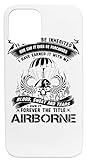 Airborne Infantry Mom Airborne Jump Wings iPhone 12, 12 Pro Schutz Handyhülle Protective Phone Case