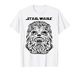 Star Wars Chewbacca Chewie Big Head Logo T-Shirt