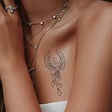 MyJagua Tattoo • Phoenix | 1-2 Wochen Tattoo | Auf Pflanzenbasis | Hautverträglich | Wasserfest | Neue Tattoo Technologie | Kein Klebe Tattoo