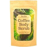 Körperpeeling Herbis Coffee Body Scrub - 100% natürliches Kaffeepeeling für Gesicht und Körper, Flos de Herbis 200 gr.