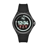 PUMA Sport Smartwatch Lightweight Touchscreen mit Herzfrequenz, GPS, NFC und Smartphone Benachrichtigungen 44mm schwarz