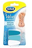 Scholl Velvet Smooth Elektronisches Nagelpflegesystem Ersatzfeilen mit 3 Aufsätze, 1 Stück