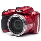 KODAK Pixpro AZ422 - Digitale Bridgekamera (20 MP, 42-facher optischer Zoom, HD-Video, 3'-LCD-Monitor) Rot