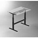 celexon Tischplatte - 150x75 cm - weiß - passend zu eAdjust-65120 - Melaminharz beschichtet - Spankernplatte -ABS Umleimer