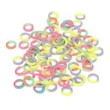 Zahnspangengummis, 500 Stück Korrigiert Elastisch für Zahnspangen, Leicht 4.7 Mm 3.5 Unzen, Traktion Zahnärztlich Korrekte Gummibänder, Elastische Gummibänder für Dreadlocks (Farbe gemischt)