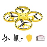 Newin Star Mini Drohne für Kinder oder Erwachsene, handgesteuerte Drohne, einfache Innenhubschrauber Spielzeugauto Sense Hindernisse Fliegende Drohne für Jungen und Mädchen
