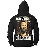 Bud Spencer Herren Legend Zipper (schwarz) (3XL)