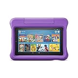 Fire 7 Kids-Tablet | Ab dem Vorschulalter | 7-Zoll-Display, 16 GB, violette kindgerechte Hülle