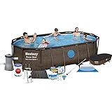 Pool-Set - Bestway Power Steel Swim Vista Oval 427x250x100 cm