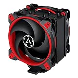 ARCTIC Freezer 34 eSports DUO - Tower CPU Luftkühler mit BioniX P-Serie Gehäuselüfter in Push-Pull, 120 mm PWM Prozessorlüfter für Intel und AMD Sockel, LGA1700 kompatibel - Rot