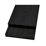 Handmuster WPC Terrassendiele, 18 x 146 mm, anthrazit (WoodoMalta)