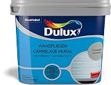 Dulux Fresh Up Fliesenlack für Wandfliesen, 750ml, Titanium, glänzend (ohne Grundierung anwendbar, erhältlich in 5 weiteren Farb