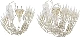 VBS 3er-Pack Mini-Lichterketten mit Schalter, Kreisschaltung, 10 Birnen, Transparent, Weihnachtsbeleuchtung, Kette, Baumschmuck, Beleuchtung, Leuchtmittel