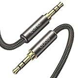 Amazon Brand - Eono Aux Kabel 3,5mm Audio Kabel Klinkenkabel für Kopfhörer, Apple iPhone iPod iPad, Echo Dot, Heim/KFZ Stereoanlagen, Smartphones, MP3 Player und Mehr - 1M