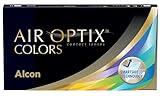 Air Optix Colors Gemstone Green Monatslinsen weich, 2 Stück / BC 8.6 mm / DIA 14.2 mm / 0 Dioptrien