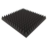 Pyramidenschaumstoff TYP 50x50x7 Akustikschaumstoff Schalldämmmatten zur effektiven Akustik Dämmung